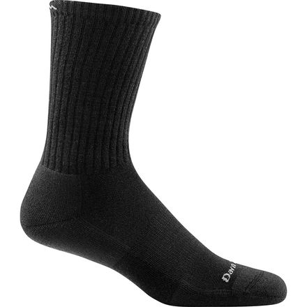 乐天商城 - (取寄) ダーンタフ メンズ ザ スタンダード クルー ライト クッション ソック - メンズ Darn Tough men The Standard Crew Light Cushion Sock - Men's Black