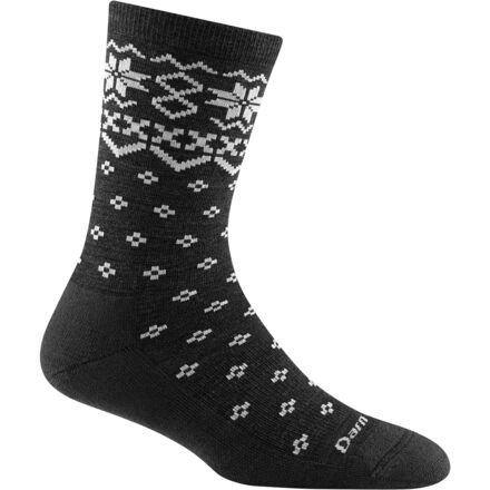 Rakuten - (取寄) ダーンタフ レディース シェトランド クルー ライトウェイト クッション ソック - ウィメンズ Darn Tough women Shetland Crew Lightweight Cushion Sock - Women's Charcoal