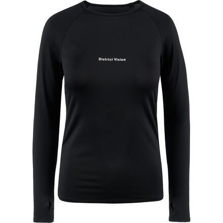 Sportswear - (取寄) ディストリクトヴィジョン レディース ライトウェイト ロング-スローブ T-シャツ - ウィメンズ District Vision women Lightweight Long-Sleeve T-Shirt - Women's Black