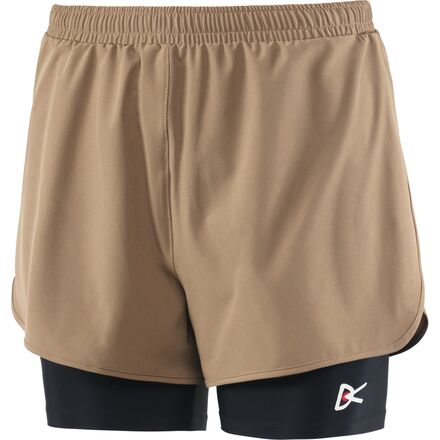 Pants - (取寄) ディストリクトヴィジョン レディース レイヤード トレイル ショート - ウィメンズ District Vision women Layered Trail Short - Women's Morel/Black