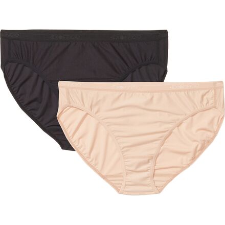 內褲 - (取寄) エクスオフィシオ レディース ギブンゴー 2.0 ビキニ ブリーフ - 2-パック - ウィメンズ ExOfficio women Give-N-Go 2.0 Bikini Brief - 2-Pack - Women's Black/Buff