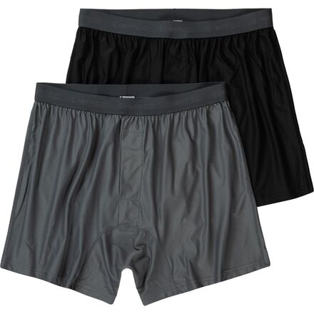 (取寄) エクスオフィシオ メンズ ギブンゴー 2.0 ボクサー - 2-パック - メンズ ExOfficio men Give-N-Go 2.0 Boxer - 2-Pack - Men's Steel Onyx/Black