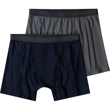 乐天商城 - (取寄) エクスオフィシオ メンズ ギブンゴー 2.0 ボクサー ブリーフ - 2-パック - メンズ ExOfficio men Give-N-Go 2.0 Boxer Brief - 2-Pack - Men's Navy/Steel Onyx