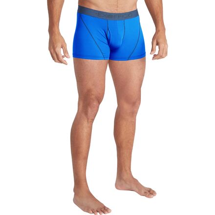 (取寄) エクスオフィシオ メンズ ギブンゴー スポーツ 2.0 3インチ ボクサー ブリーフ - メンズ ExOfficio men Give-N-Go Sport 2.0 3in Boxer Brief - Men's Lagoon/Steel Blue