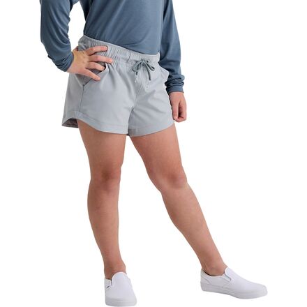 Rakuten - (取寄) フリーフライ ガールズ プル-オン ブリーズ ショート - ガールズ Free Fly girls Pull-On Breeze Short - Girls' Aspen Grey