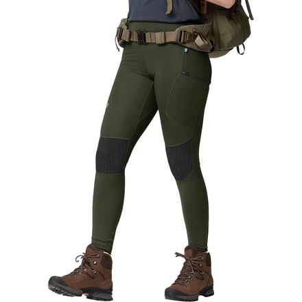 Rakuten - (取寄) フェールラーベン レディース アビスコ エイチディー トレッキング タイト - ウィメンズ Fjallraven women Abisko HD Trekking Tight - Women's Deep Forest