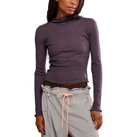 (取寄) エフピー ムーブメント レディース ブリーズ イージー ロング-スローブ シャツ - ウィメンズ FP Movement women Breathe Easy Long-Sleeve Shirt - Women's Chocolate