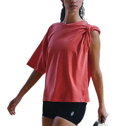 (取寄) エフピー ムーブメント レディース タックル T-シャツ - ウィメンズ FP Movement women Tackle T-Shirt - Women's Grapefruit
