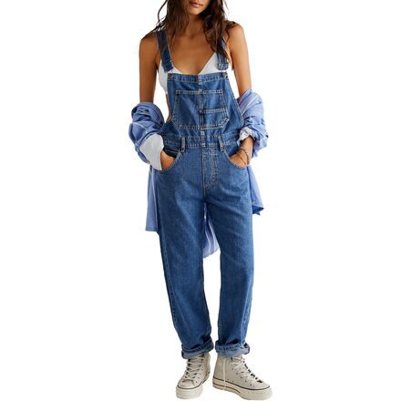 乐天商城 - (取寄) フリーピープル レディース ジギー デニム オーバーオール - ウィメンズ Free People women Ziggy Denim Overall - Women's Sapphire Blue