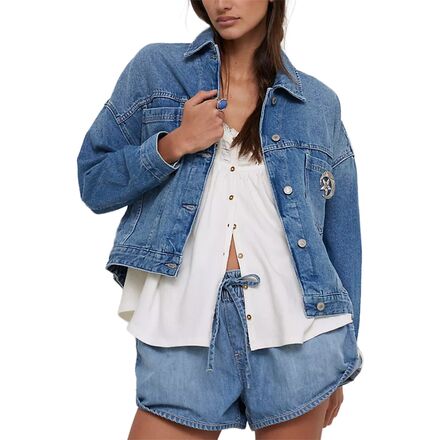 Coat - (取寄) フリーピープル レディース オパール スイング デニム ジャケット - ウィメンズ Free People women Opal Swing Denim Jacket - Women's Cowboy Romance