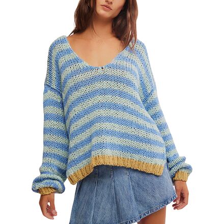 Rakuten - (取寄) フリーピープル レディース ポートランド プルオーバー - ウィメンズ Free People women Portland Pullover - Women's Blue Lake Combo
