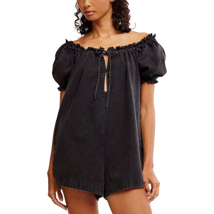 (取寄) フリーピープル レディース デイジー デニム ベビードール ロンパー - ウィメンズ Free People women Daisy Denim Babydoll Romper - Women's Star Crossed