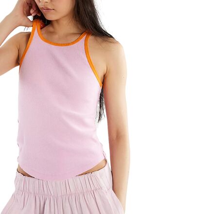 (取寄) フリーピープル レディース オンリー ワン リンガー ソリッズ タンク トップ - ウィメンズ Free People women Only One Ringer Solids Tank Top - Women's Sweet Lilac Carrot C