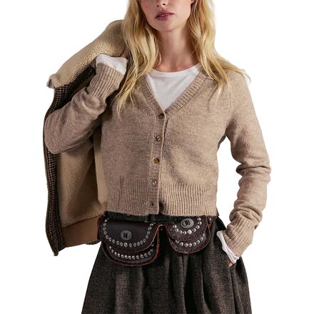 Rakuten - (取寄) フリーピープル レディース スクール ガール カルディ - ウィメンズ Free People women School Girl Cardi - Women's Feather Grey Melange