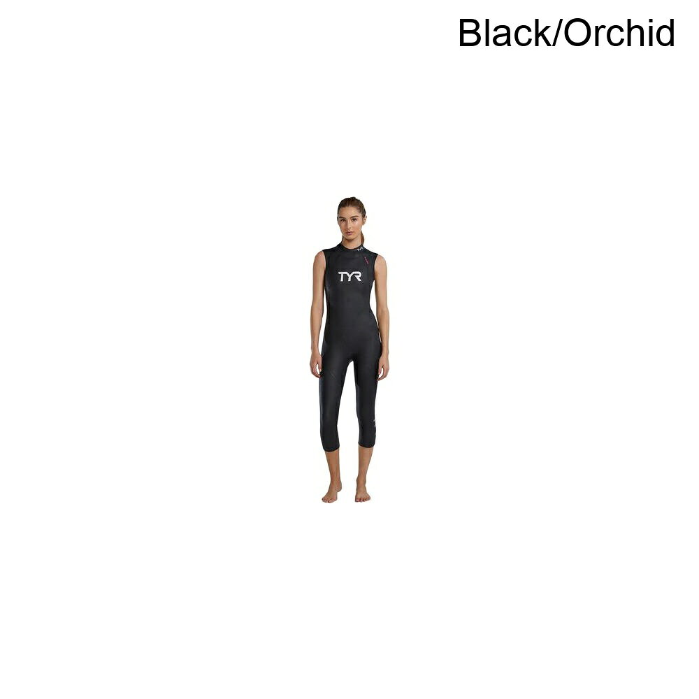 (取寄) TYR レディース ハリケーン キャット1 SVL ウェットスーツ - ウィメンズ TYR women Hurricane CAT1 SVL Wetsuit - Women's Black/Orchid