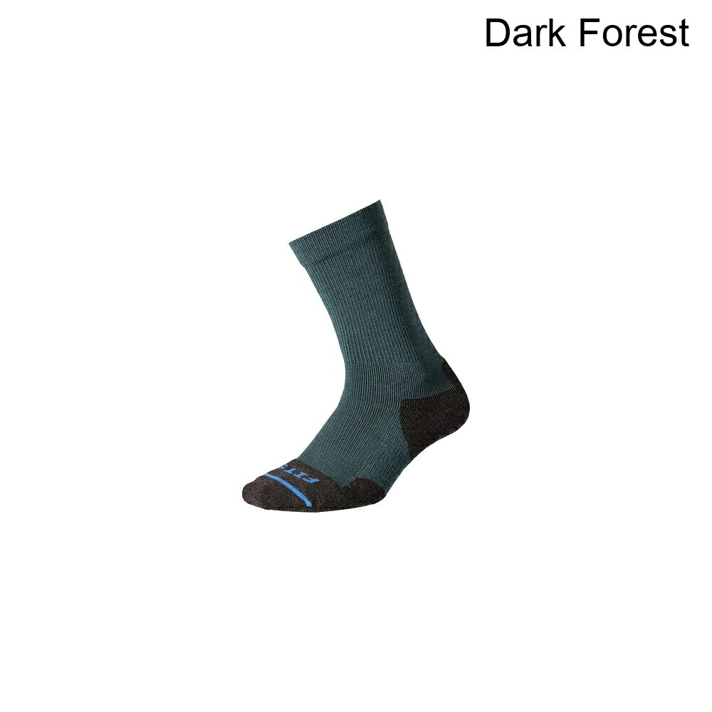 (取寄) フィッツ メンズ ライト ハイカー クルー ソックス - メンズ FITS men Light Hiker Crew Socks - Men's Dark Forest
