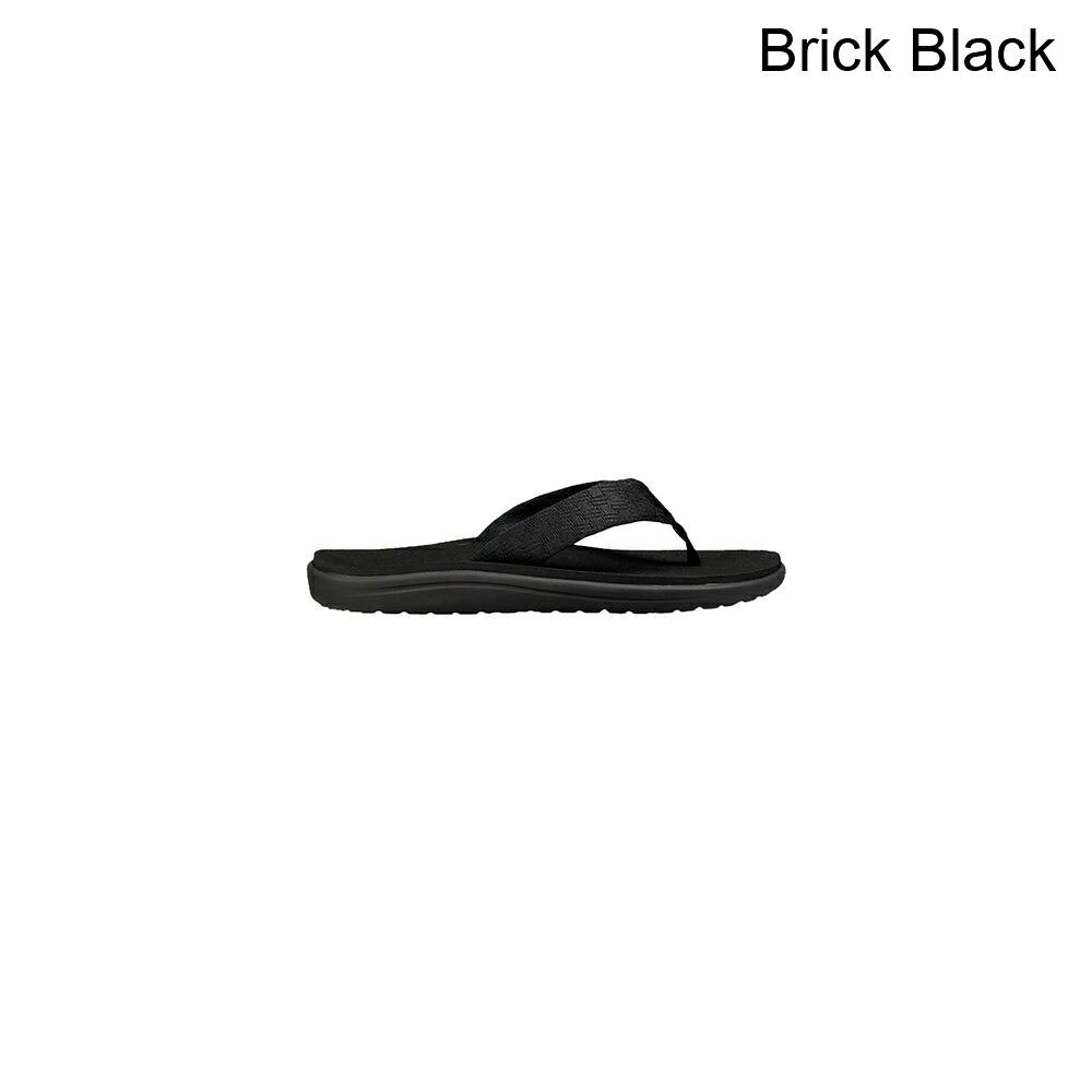 (取寄) テバ メンズ ボヤ フリップ フロップ - メンズ Teva men Voya Flip Flop - Men's Brick Black