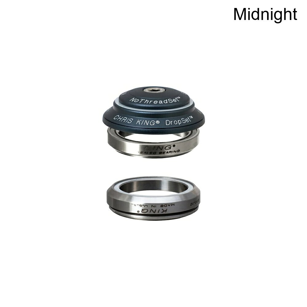 (取寄) クリスキング ドロップセット 4 ヘッドセット Chris King Dropset 4 Headset Midnight