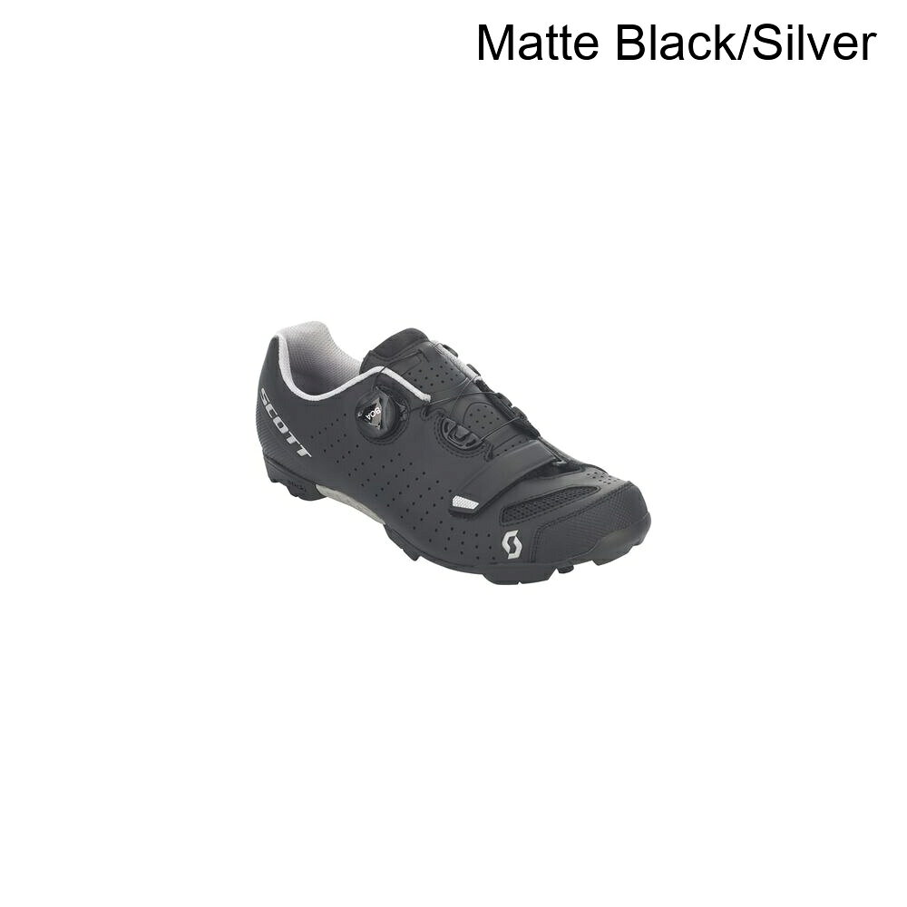 (取寄) スコット メンズ MTB コンプ ボア サイクリング シューズ - メンズ Scott men MTB Comp BOA Cycling Shoe - Men's Matte Black/Silver