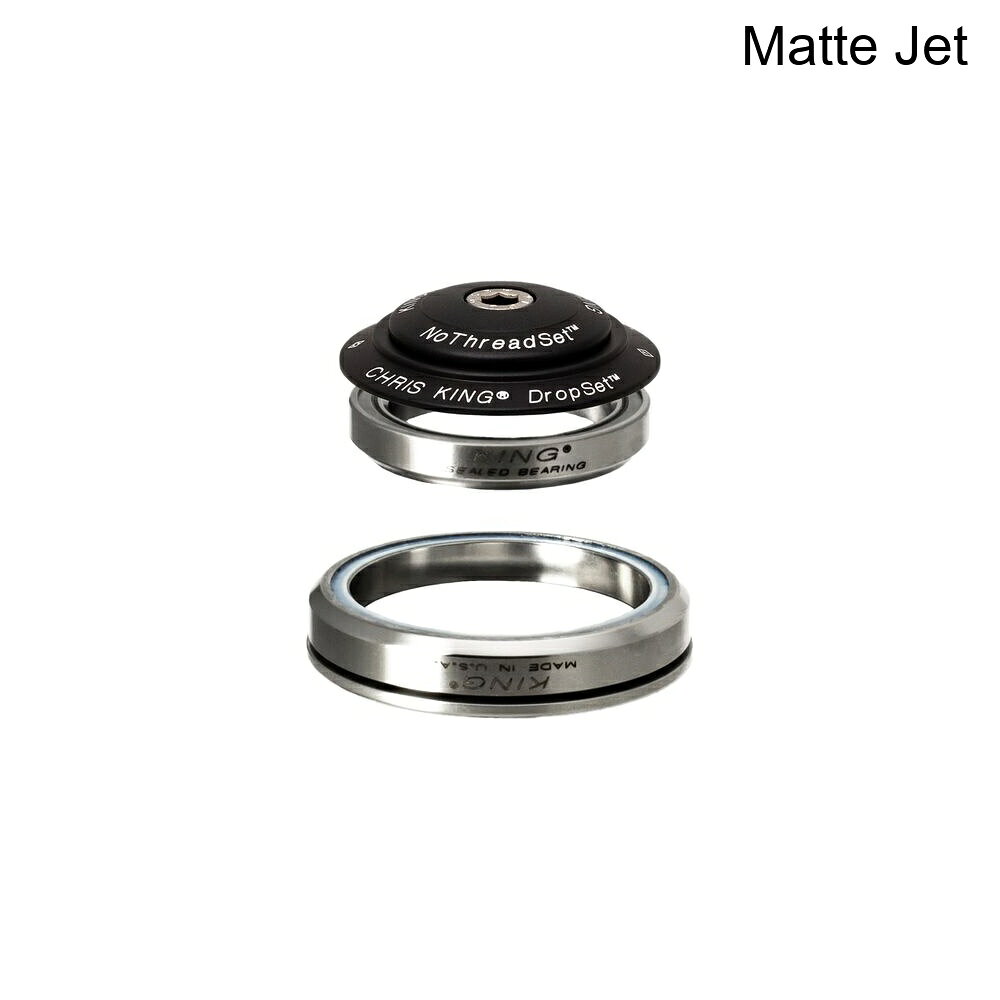 (取寄) クリスキング ドロップセット 5 ヘッドセット Chris King DropSet 5 Headset Matte Jet