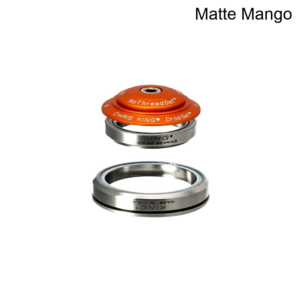 (取寄) クリスキング ドロップセット 5 ヘッドセット Chris King DropSet 5 Headset Matte Mango