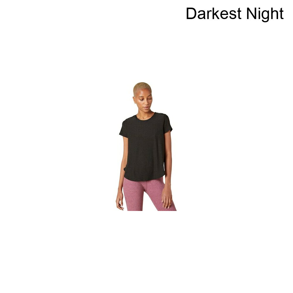 (取寄) ビヨンドヨガ レディース オン ザ ダウン ロウ T-シャツ - ウィメンズ Beyond Yoga women On The Down Low T-Shirt - Women's Darkest Night