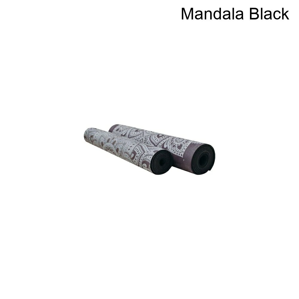 スウィートラグの(取寄) ヨガ デザイン ラボ コンボ ヨガ マット Yoga Design Lab Combo Yoga Mat Mandala Black｜アングル3