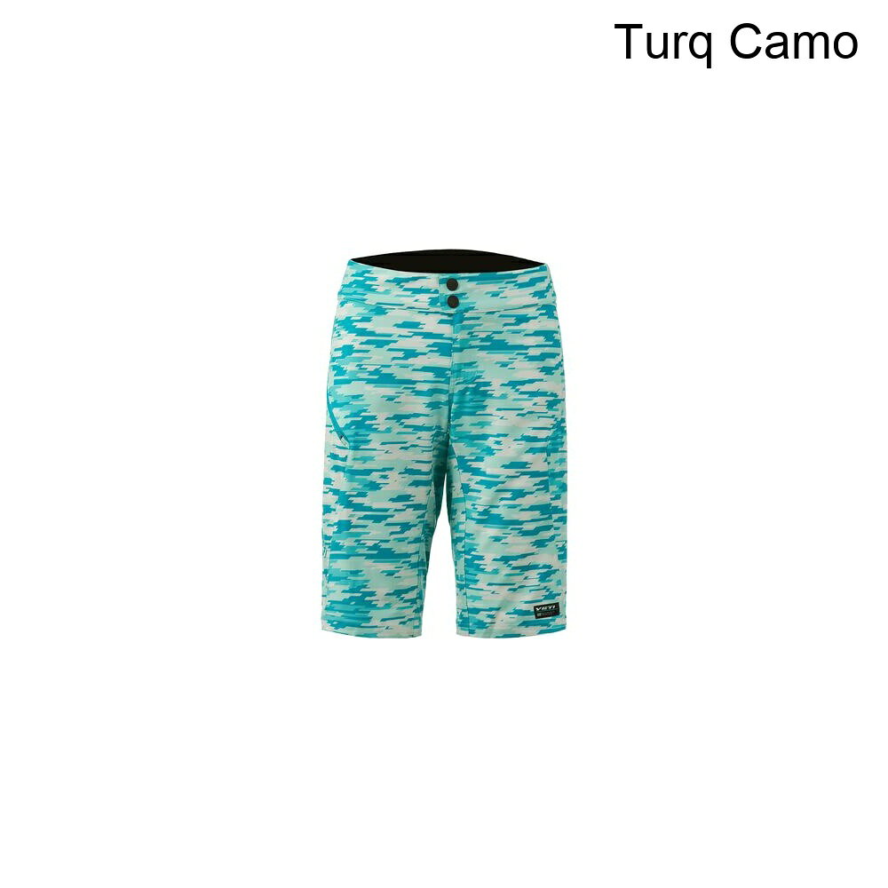 (取寄) イエティサイクルズ レディース ドーソン ショート - ウィメンズ Yeti Cycles women Dawson Short - Women's Turq Camo