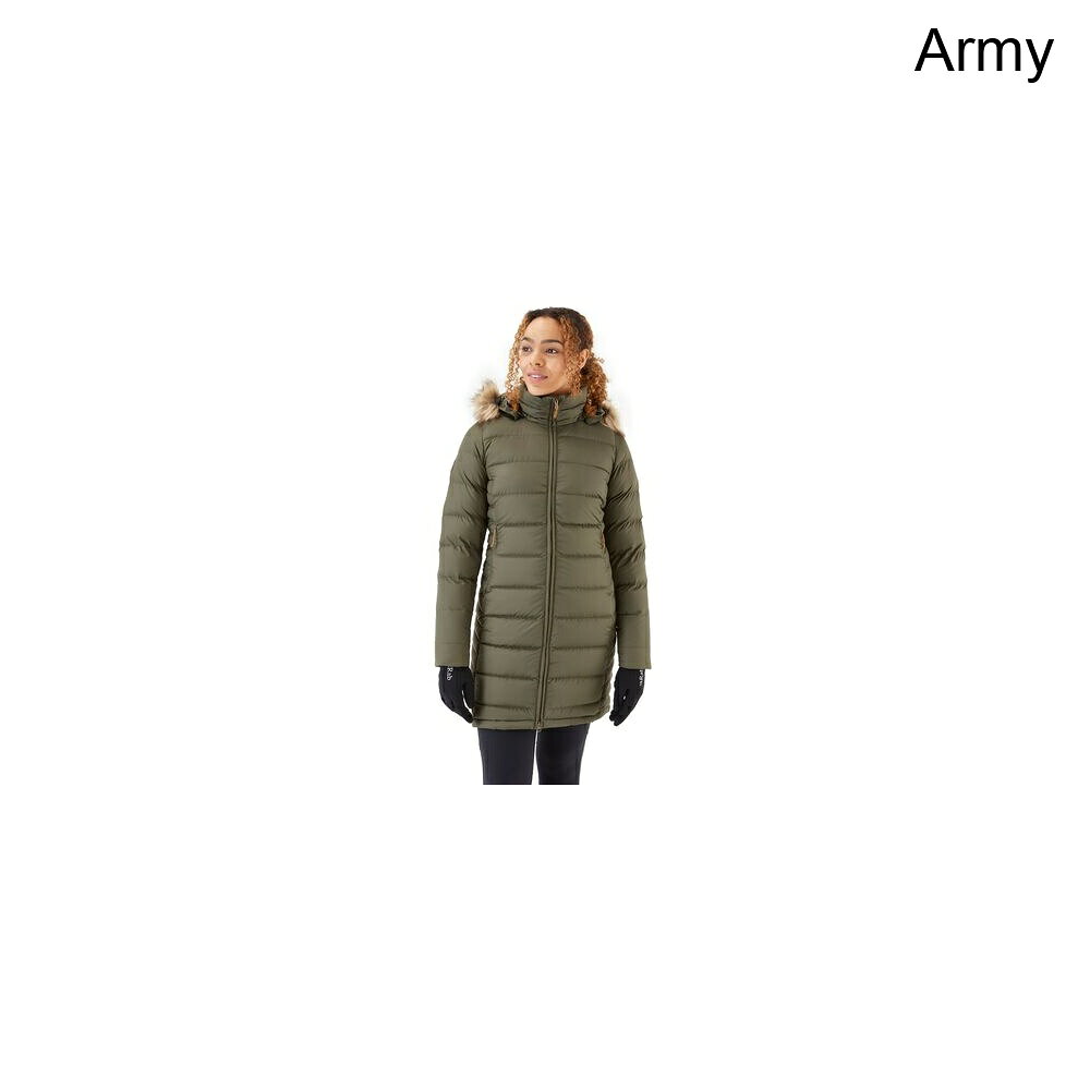 (取寄) ラブ レディース ディープ カバー パーカー - ウィメンズ Rab women Deep Cover Parka - Women's Army