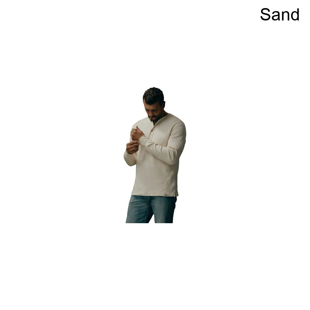 (取寄) フィルソン メンズ ワッフル ニット ヘンリー - メンズ Filson men Waffle Knit Henley - Men's Sand