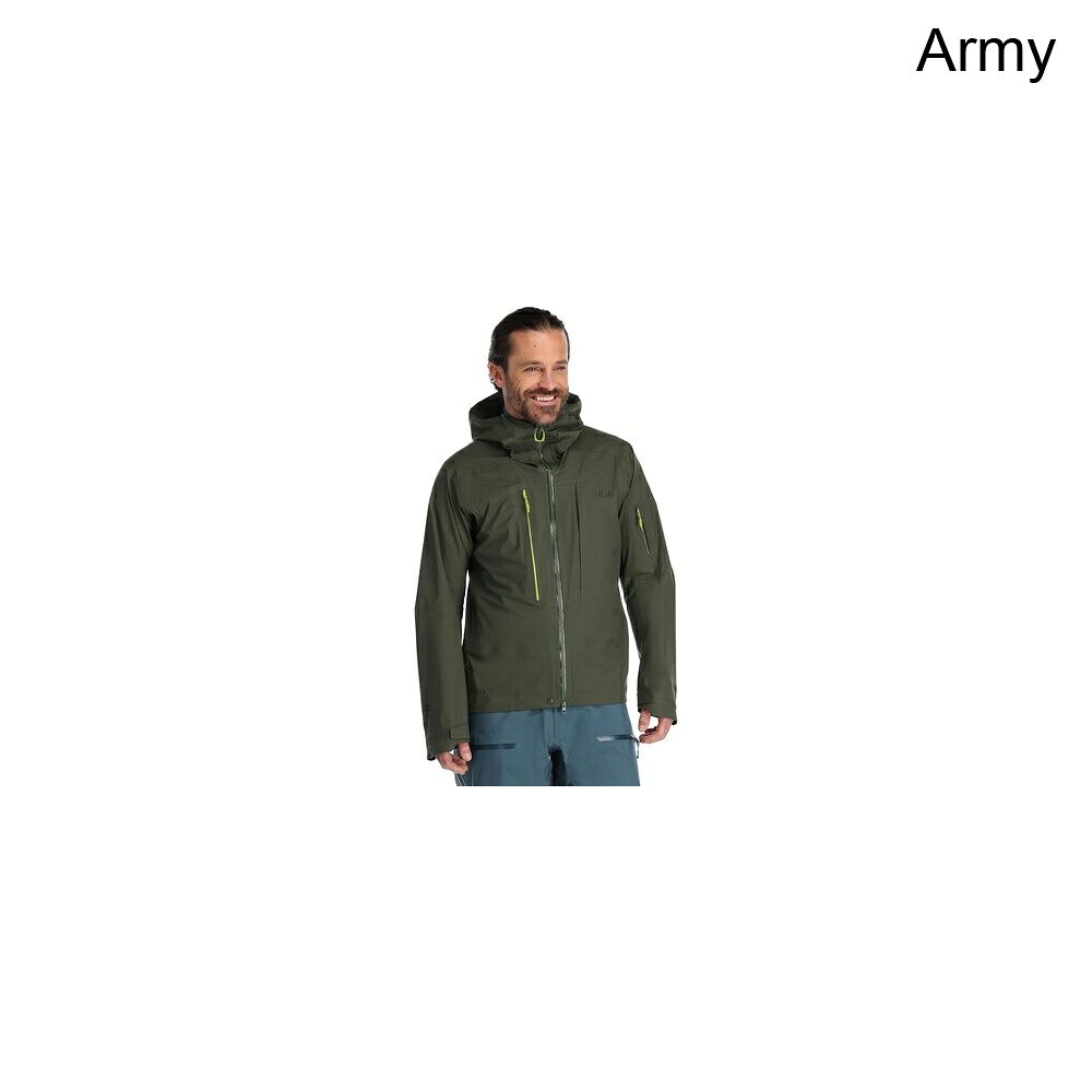 (取寄) ラブ メンズ クロマ キネティック ジャケット - メンズ Rab men Khroma Kinetic Jacket - Men's Army