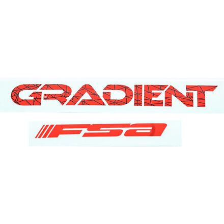 樂天商城 - (取寄) FSA グラジエント MTB ハンドルバー ステッカー FSA Gradient MTB Handlebar Sticker Red