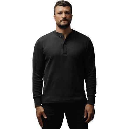 Rakuten - (取寄) フィルソン メンズ ワッフル ニット ヘンリー - メンズ Filson men Waffle Knit Henley - Men's Faded Black
