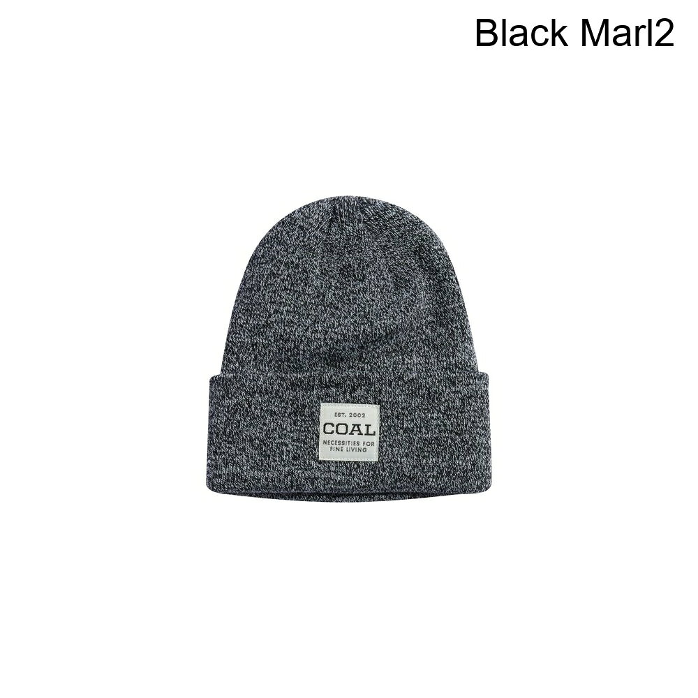 (取寄) コールヘッドウェア ザ ユニフォーム ミッド ビーニー Coal Headwear The Uniform Mid Beanie Black Marl2
