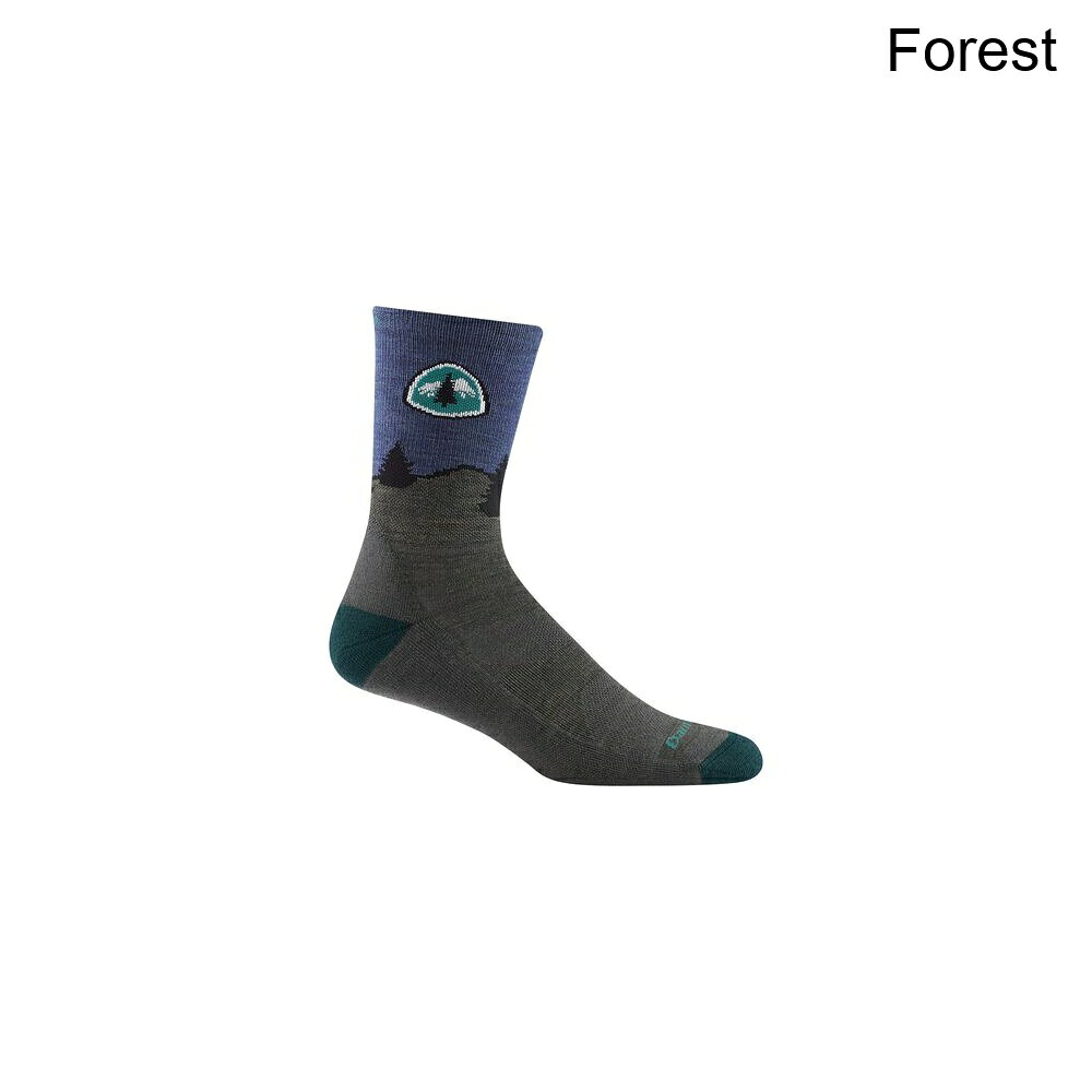 (取寄) ダーンタフ PCT ミクロ クルー ライトウェイト クッション ソック Darn Tough PCT Micro Crew Lightweight Cushion Sock Forest