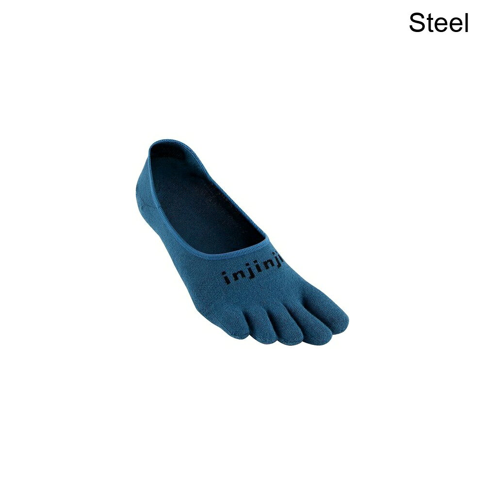 (取寄) インジンジ レディース スポーツ ライトウェイト ヒドゥン クールマックス ソック - ウィメンズ Injinji women Sport Lightweight Hidden CoolMax Sock - Women's Steel