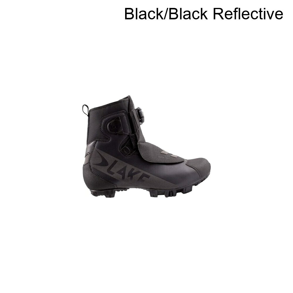(取寄) レイク メンズ MX146-X ワイド サイクリング シューズ - メンズ Lake men MX146-X Wide Cycling Shoe - Men's Black/Black Reflective