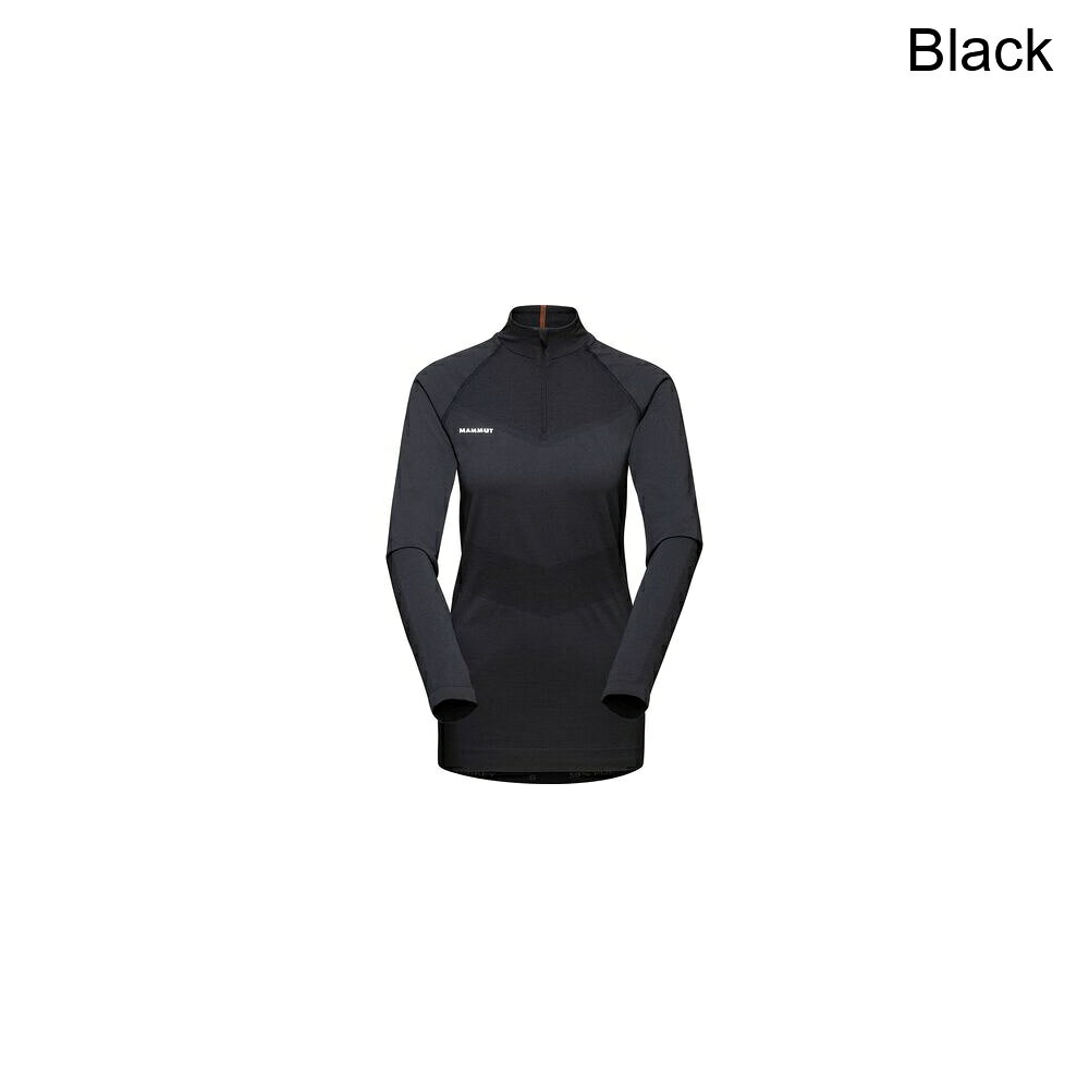 スウィートラグの(取寄) マムート レディース トリフト ハーフ-ジップ ロング-スローブ トップ - ウィメンズ Mammut women Trift Half-Zip Long-Sleeve Top - Women's Black｜アングル3