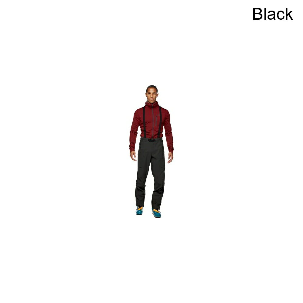 (取寄) ブラックダイヤモンド メンズ ドーン パトロール ソフトシェル パンツ - メンズ Black Diamond men Dawn Patrol Softshell Pant - Men's Black