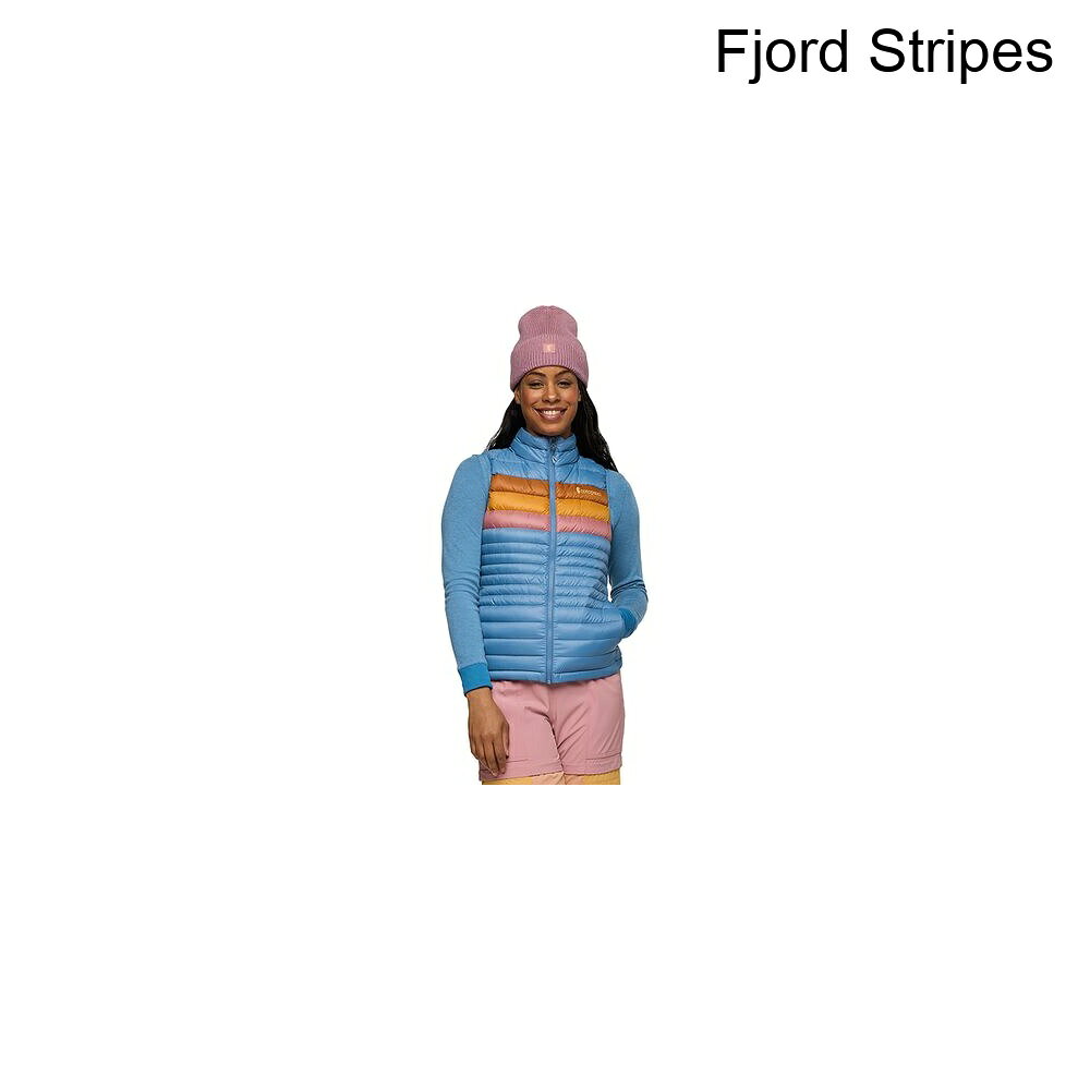 (取寄) コトパクシ レディース フエゴ ダウン ベスト - ウィメンズ Cotopaxi women Fuego Down Vest - Women's Fjord Stripes