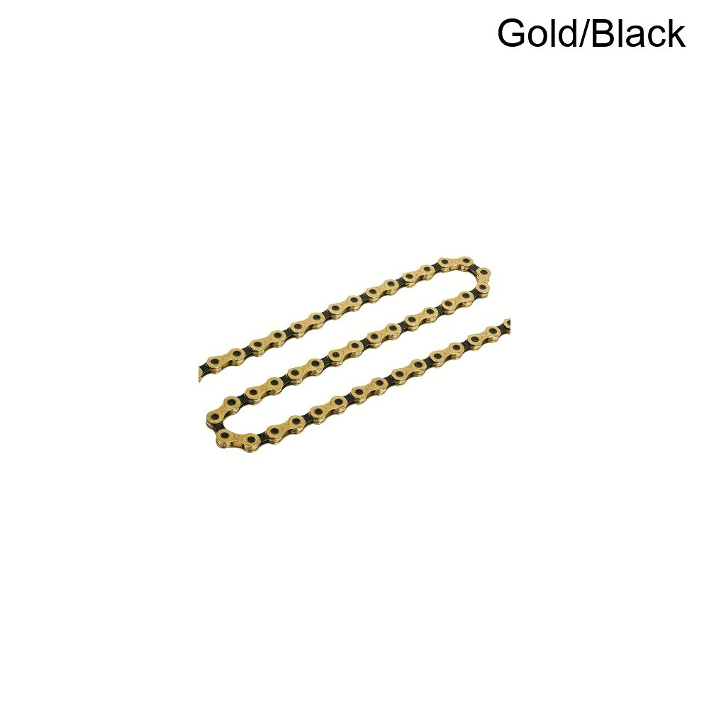 (取寄) ケイエムシー X12-TI ナイトライド ゴールド チェイン KMC X12-TI Nitride Gold Chain Gold/Black