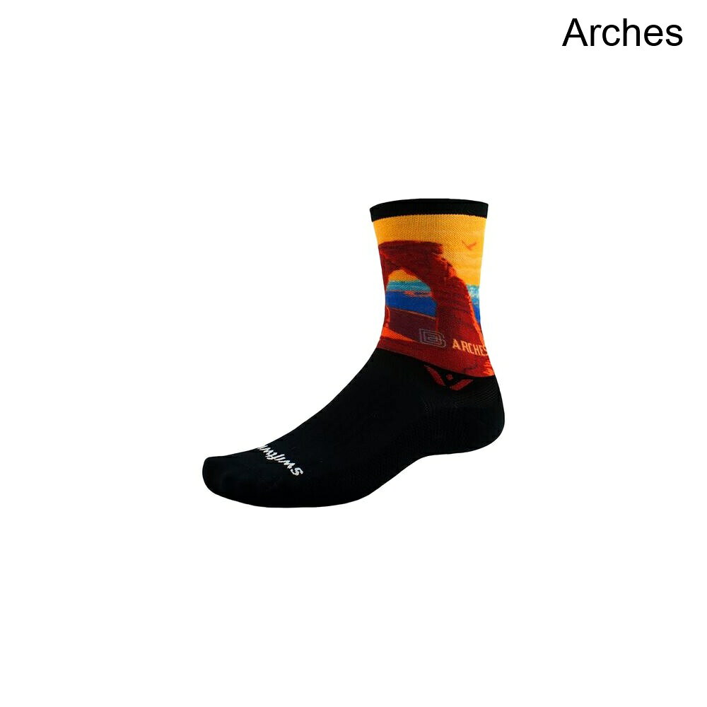 (取寄) スウィフトウィック ビジョン クルー インプレッション ナショナル パーク ソック Swiftwick Vision Crew Impression National Park Sock Arches