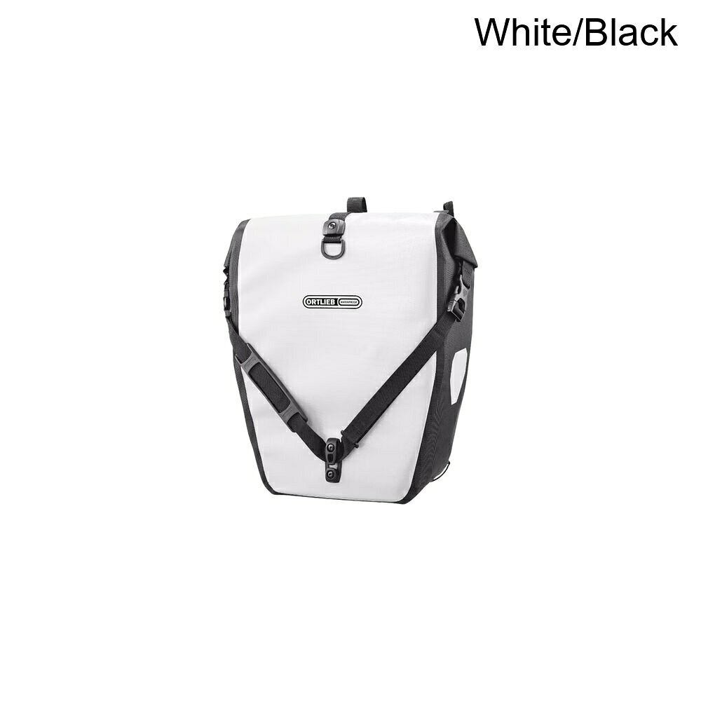(取寄) オルトリーブ バック-ローラー クラシック パニエ - ペア Ortlieb Back-Roller Classic Panniers - Pair White/Black