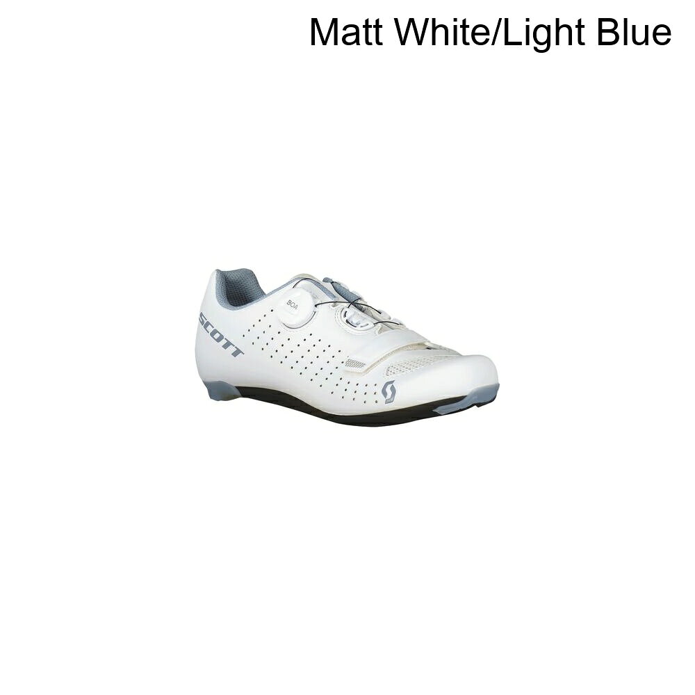 スウィートラグの(取寄) スコット レディース ロード コンプ ボア サイクリング シューズ - ウィメンズ Scott women Road Comp BOA Cycling Shoe - Women's Matt White/Light Blue｜アングル2