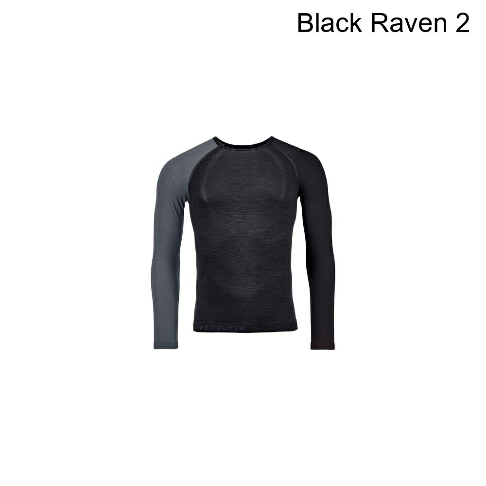 (取寄) オルトボックス メンズ 120 コンプ ライト ロング-スローブ トップ - メンズ Ortovox men 120 Comp Light Long-Sleeve Top - Men's Black Raven 2