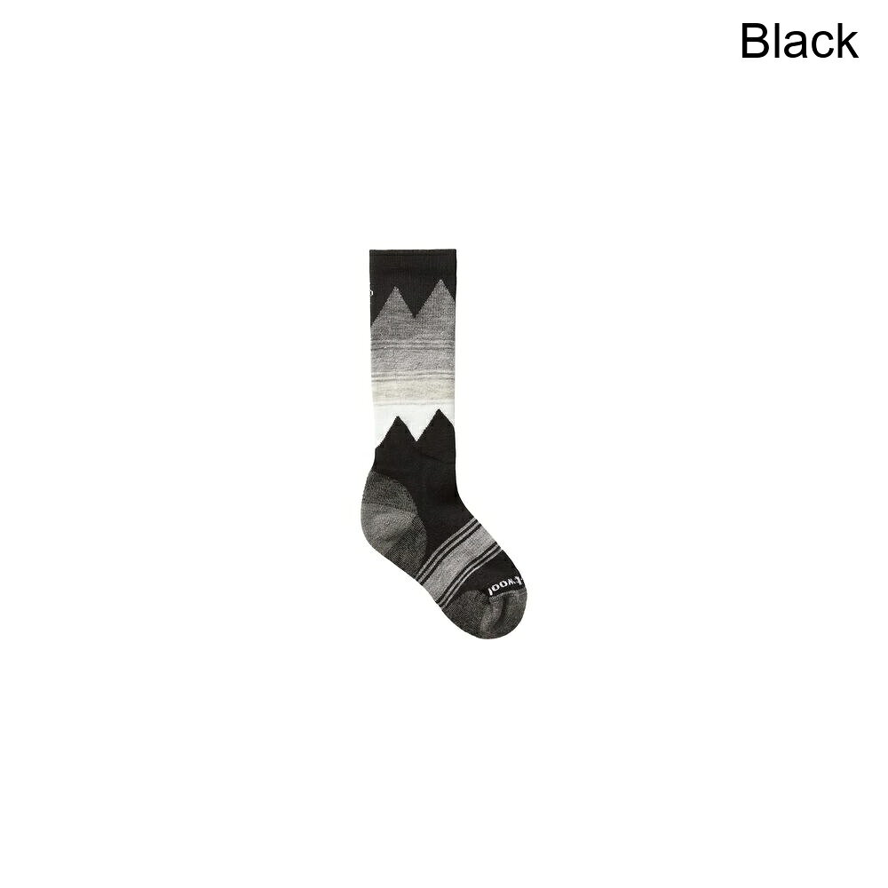 (取寄) スマートウール キッズ スキー ライト クッション Otc ソック - キッズ Smartwool kids Ski Light Cushion OTC Sock - Kids' Black