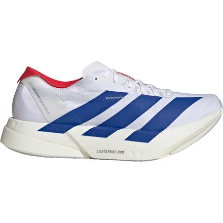 (取寄) アディダス メンズ アディゼロ アディオス プロ 4 ランニング シューズ - メンズ Adidas men Adizero Adios Pro 4 Running Shoe - Men's Ftwr White/Royal Blue/Pury Ruby