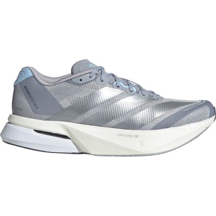乐天商城 - (取寄) アディダス レディース アディゼロ ボストン 13 ランニング シューズ - ウィメンズ Adidas women Adizero Boston 13 Running Shoe - Women's Halo Silver/Silver Metallic/Glow Blue