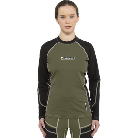 Outdoor Wear - (取寄) アルマダ レディース ヘブン ベースレイヤー— トップ - ウィメンズ Armada women Haven Baselayer Top - Women's Olive/Black