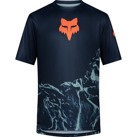 (取寄) フォックスレーシング メンズ レンジャー ショートスリーブ ジャージ - メンズ Fox Racing men Ranger Short-Sleeve Jersey - Men's Arctic Blue Image Print